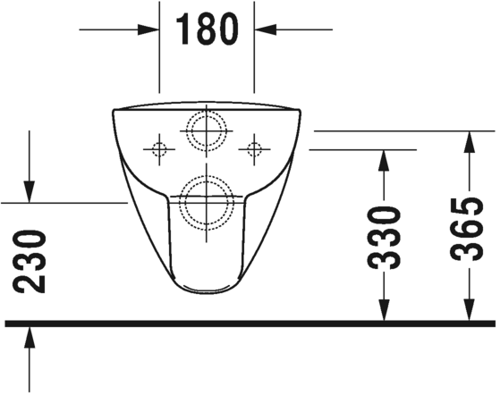 Подвесной унитаз Duravit D-Code  25700900002 54 см безободковый