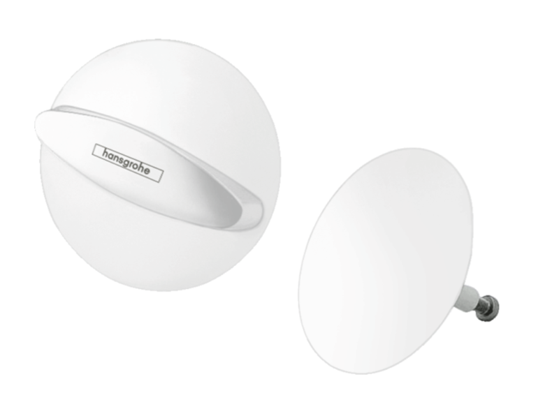 Внешняя часть набора для слива и перелива HANSGROHE Flexaplus 58185700 цвет Белый матовый