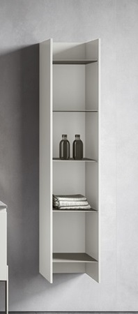 Полка для ванной комнаты BMT Galaxy 907 337 DTD 02 424    350х1705х340 мм, Grigio Efeso Opaco/Metallic Titanium