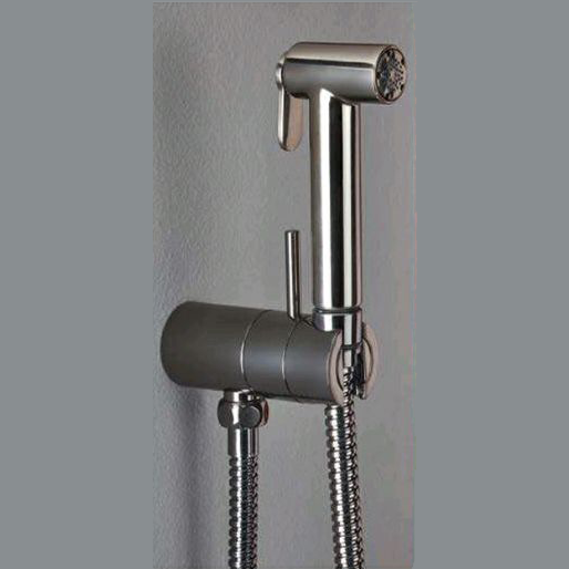 Гигиенический душ для биде NICOLAZZI DOCCIA Tondo 5523TCR с держателем без шланга, хром