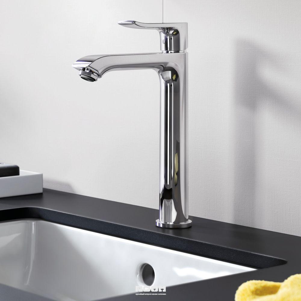 Смеситель для раковины высокий Hansgrohe Metris 31183000 Хром