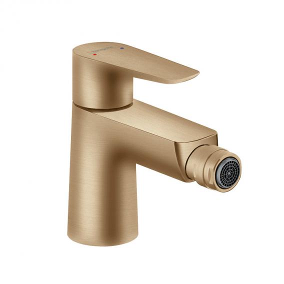 Смеситель для биде Hansgrohe Talis E 71720140 с донным клапаном, шлифованная бронза