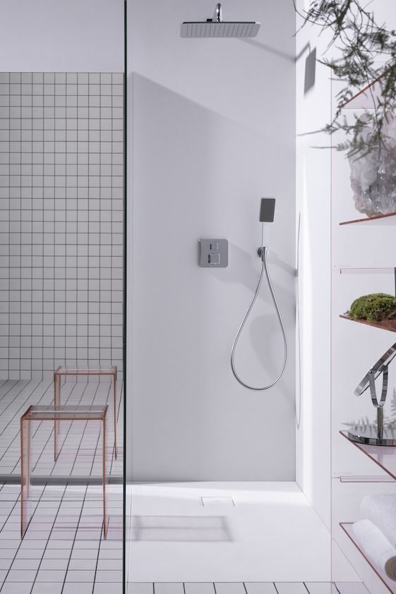 Табурет для ванной комнаты Kartell by Laufen   3.8933.0.093.000.1 пластик пудровый розовый