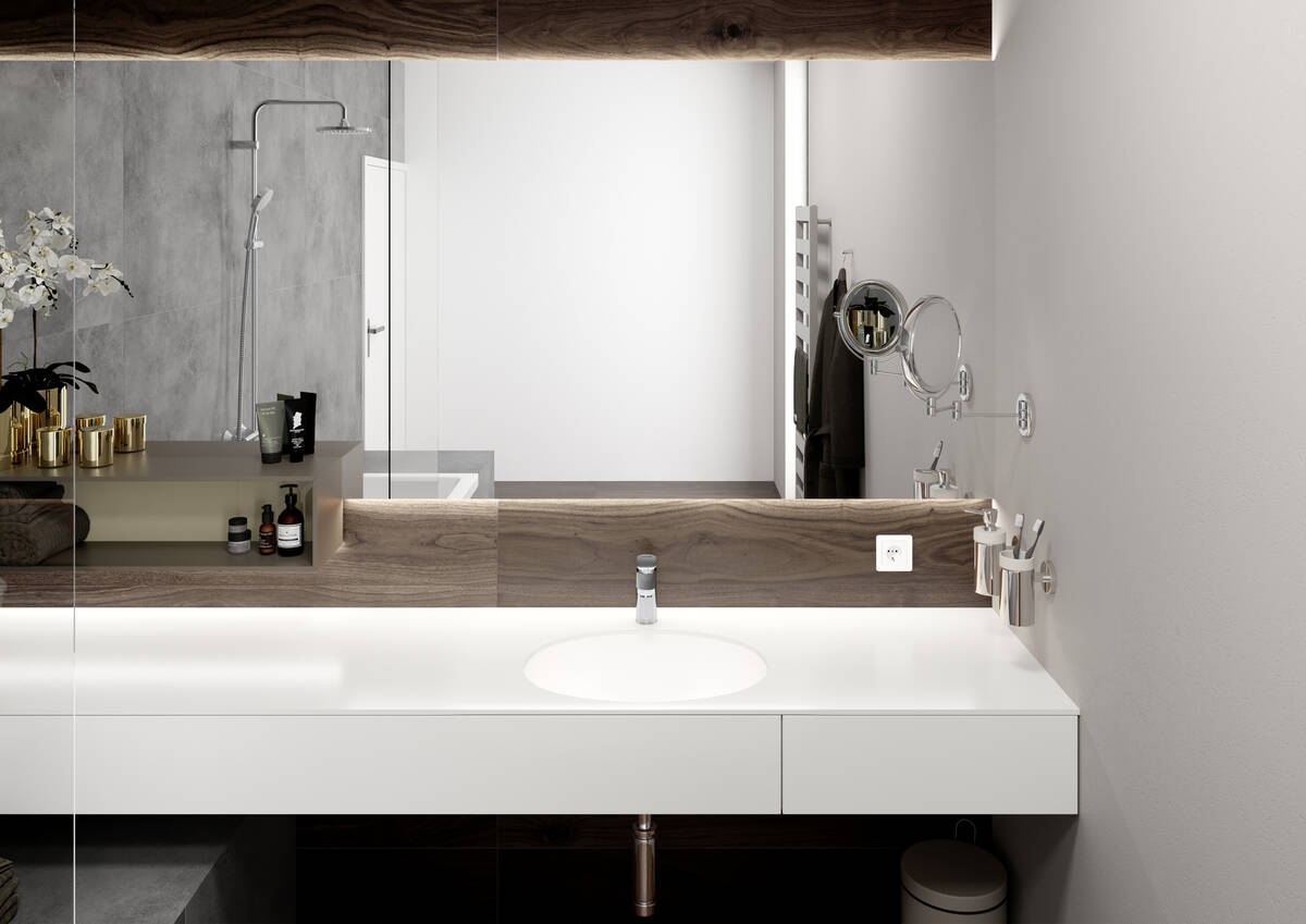 Смеситель для раковины HANSGROHE Vernis Blend 71551670 со сливным гарнитуром, матовый чёрный
