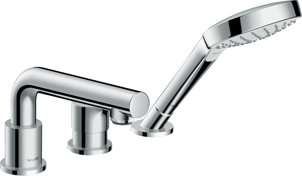 Смеситель на борт ванны на 3 отверстия Hansgrohe Talis S 72416000 Хром