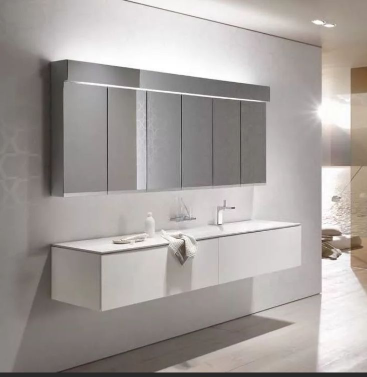 Модуль нижнего шкафа KEUCO EDITION 11 31313 380000 для встройки снизу, с одним выдвижным ящиком, корпус/фасад структурный лак, белый