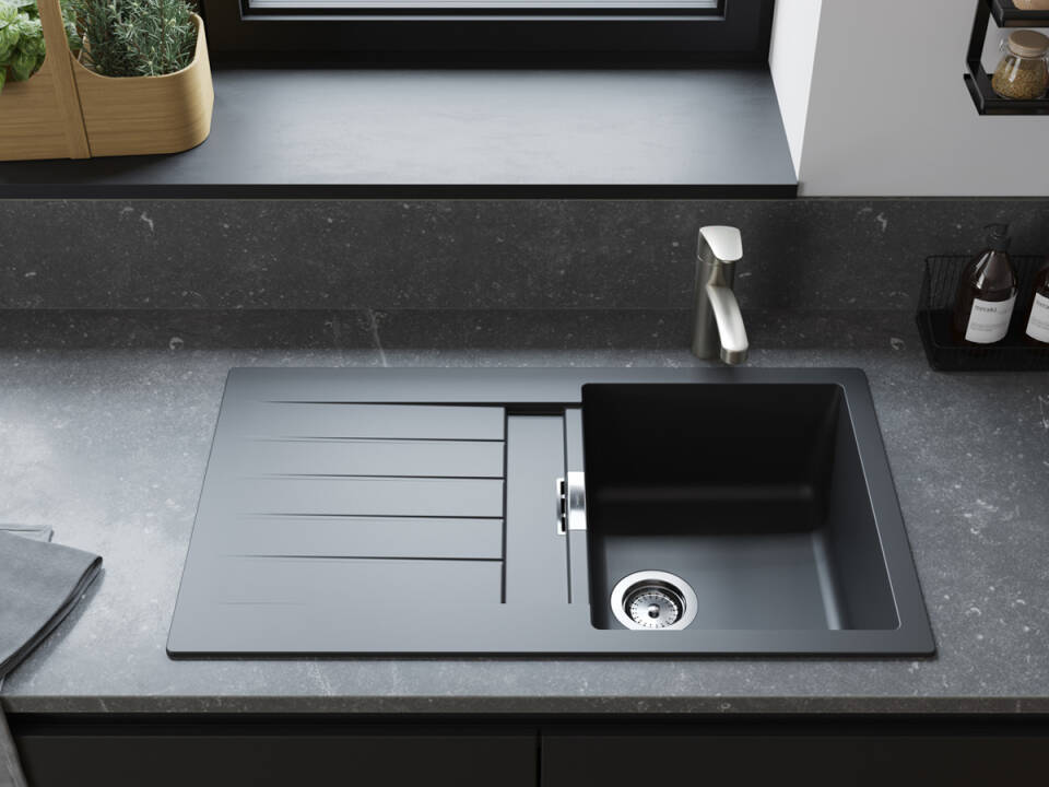 Кухонный смеситель однорычажный c поворотным изливом 1jet HANSGROHE Focus M41 31826000 160 мм, с EcoSmart, цвет Хром