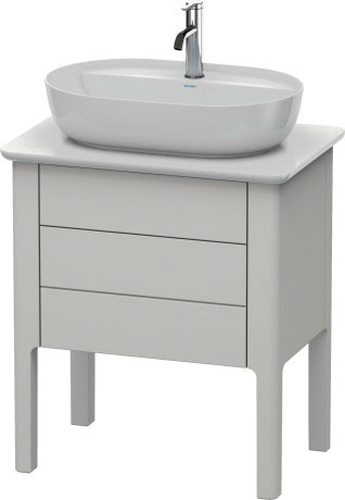 Тумба напольная под столешницу Duravit Luv LU956503939 скандинавский белый