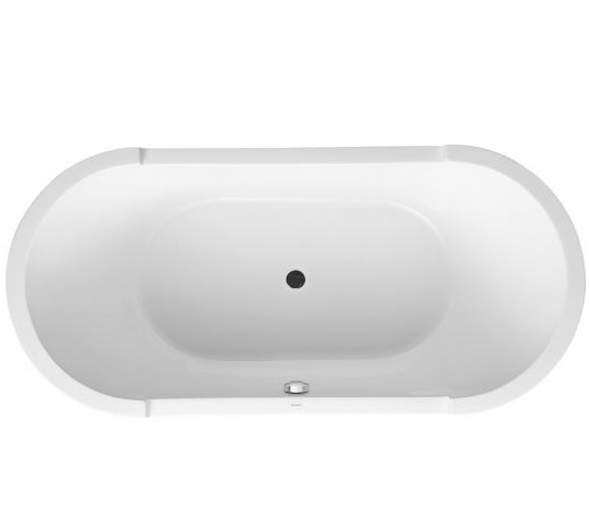 Акриловая ванна Duravit Starck 700011000000000 1900 х 900 c двумя наклонами для спины, встраиваемая, белая
