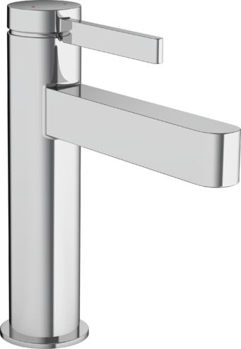 Смеситель для раковины HANSGROHE Finoris 76023000 110 мм, со сливным клапаном Push-Open, хром