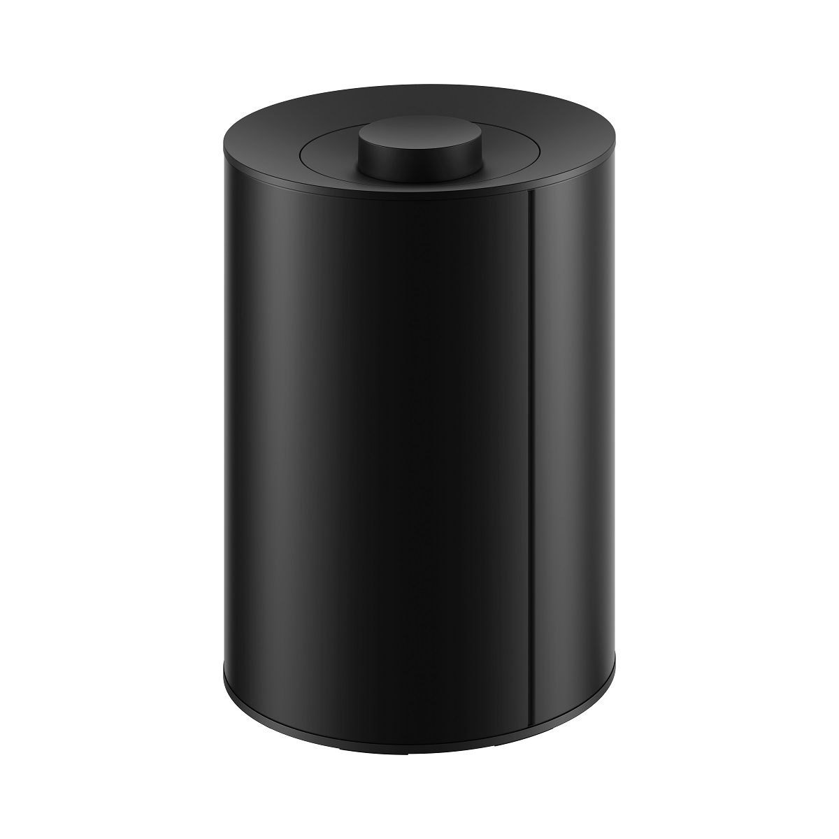 Ведро для мусора с крышкой 5 л KEUCO PLAN 04989 370037 Чёрный матовый