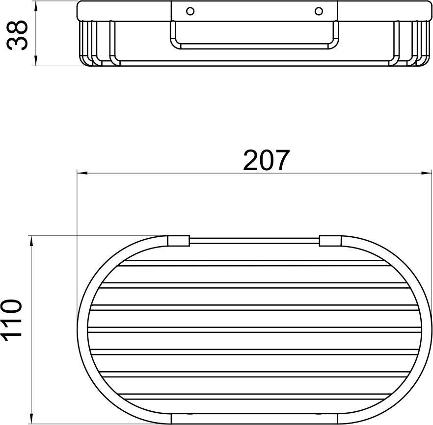 Решетка для губки Novaservis  Metalia Wire programme 6008.0  хром