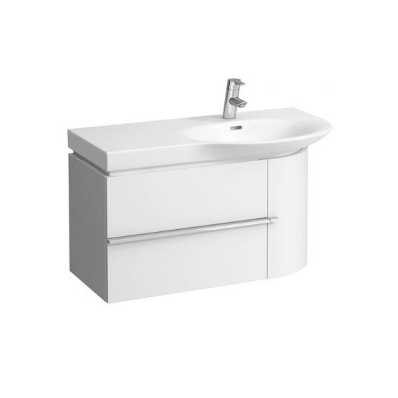 Тумба под раковину  Laufen  Case for Palace  4.0150.2.075.475.1    84,1 см, 2 ящика слева, 1 дверца справа, белый глянцевый,  для 8.1670.1