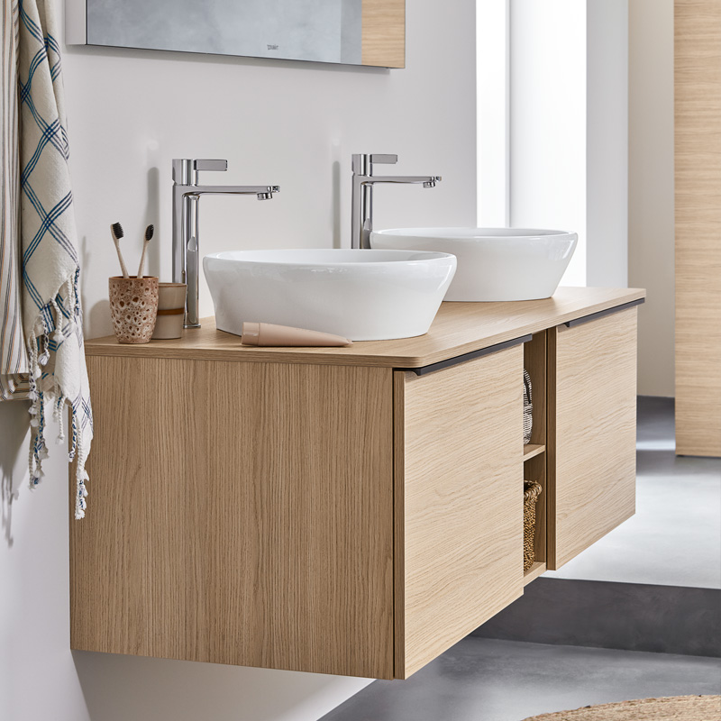 Раковина - чаша круглая Duravit D-Neo 2371400070 диаметр 400 мм, без перелива, без отверстия для смесителя, белая
