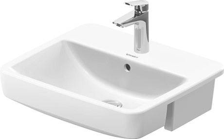 Раковина полувстраиваемая Duravit DURAVIT No.1 03765500002 460 мм х 550 мм, с переливом, с отверстием под смеситель, белая