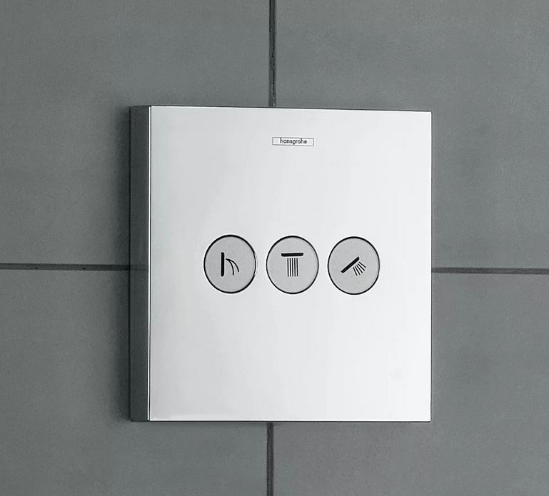 Смеситель для душа Hansgrohe Shower Select 15764700 для 3 потребителей, Цвет белый матовый