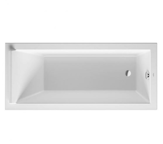 Акриловая ванна Duravit Starck 700335000000000 1700 х 750 c одним наклоном для спины, встраиваемая версия или версия с панелями, белая