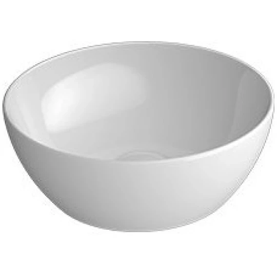 Раковина-чаша накладная круглая GSI PURA 885411 320 мм х 320 мм, без отверстия под смеситель, цвет Белый глянцевый