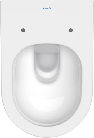 Унитаз подвесной Duravit D-Neo Rimless 2577090000 370 мм х 540 мм, с вертикальным смывом,  без смывного края, с креплением Durafix, белый