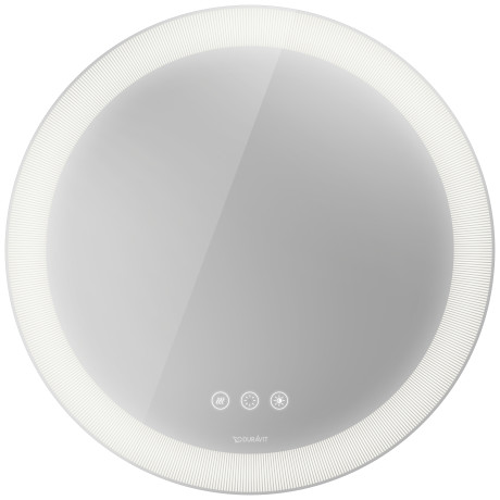 Зеркало круглое с подсветкой Duravit Happy D.2 Plus HP7485S0000 декор radia