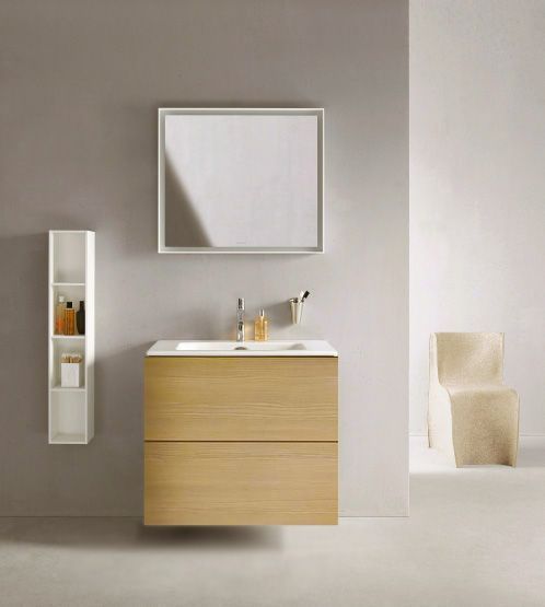 Тумба подвесная под раковину Duravit L-Cube LC624101212 дуб брашированный
