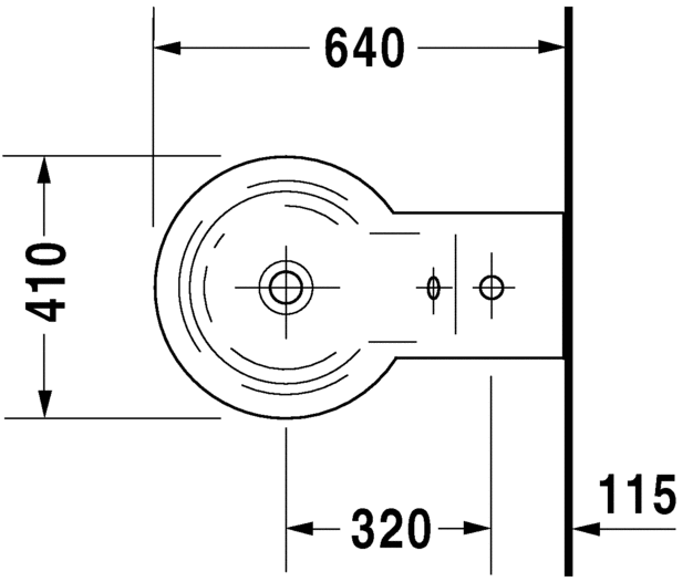 Напольное биде Duravit Starck 1 0274100000 белое (изделие снято с производства)