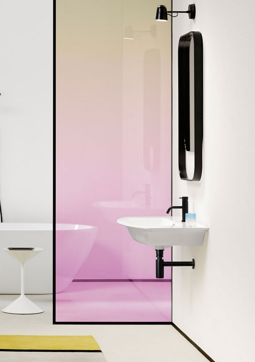 Раковина накладная/подевсная GSI PURA 8825111 1020 мм х 520 мм, с отверстием под смеситель, с переливом, белый глянцевый