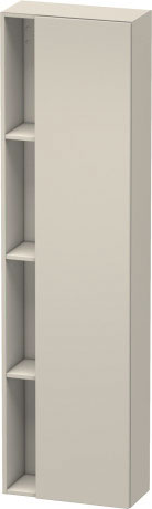 Шкаф высокий Duravit DuraStyle DS1248R9191 правый, с треммя полками, серо-коричневый