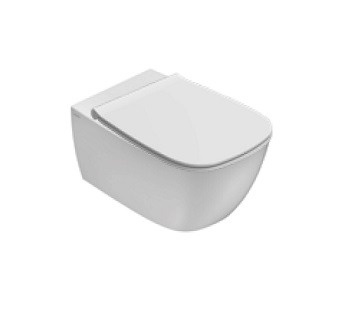 Сиденье для унитаза GLOBO GENESIS GN022BI 455 мм х 365 мм, съёмное, Soft-Close, белое глянцевое