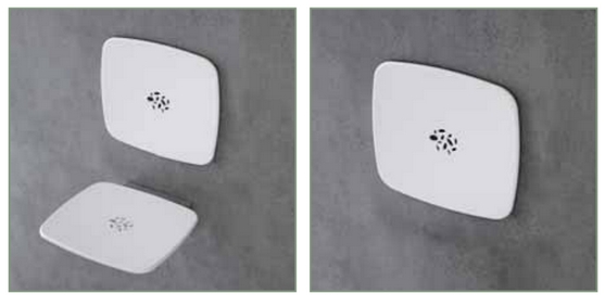 РАСПРОДАЖА Сиденье для душа откидное PROVEX SERIE 300 3020 SD 05 PM  Хром/Тёмно-серый