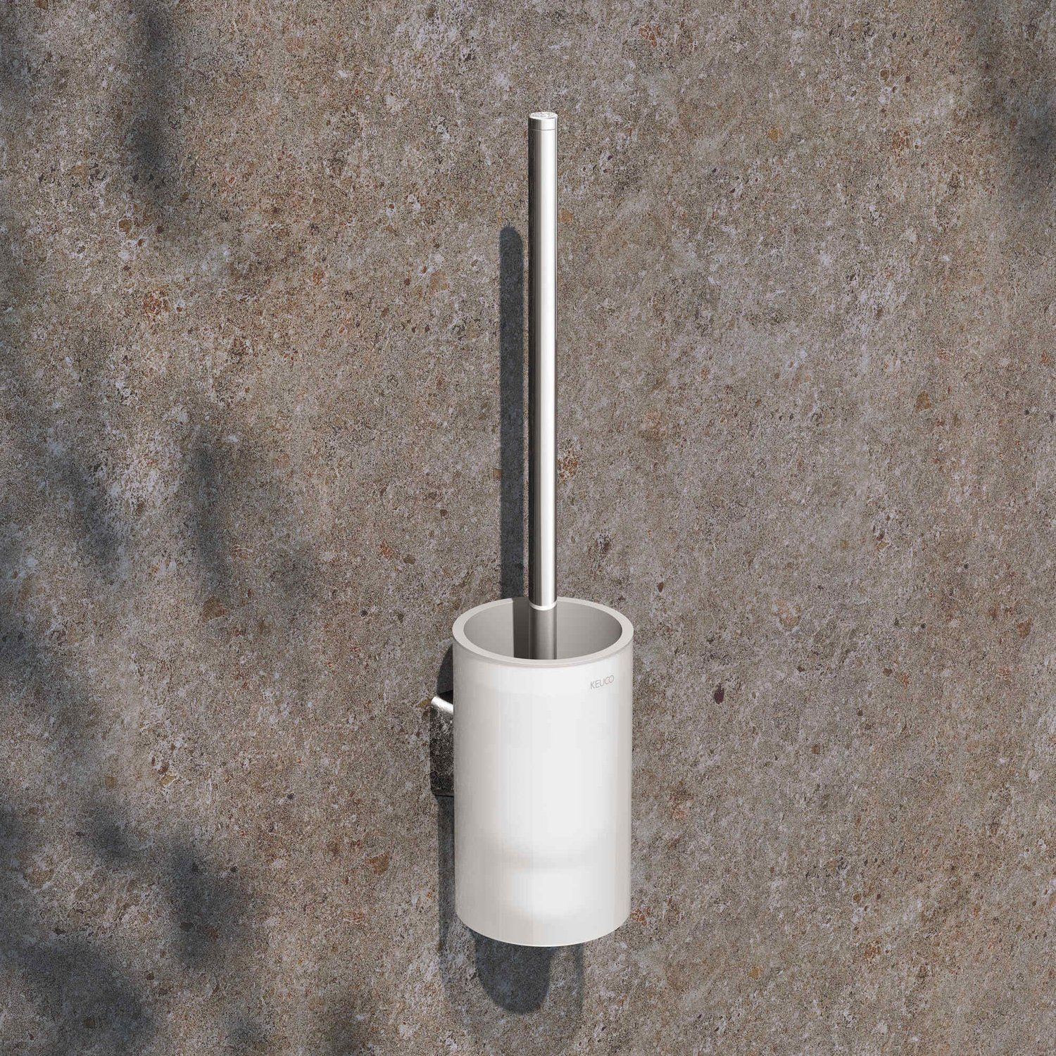 Туалетный ёрш с колбой KEUCO AVENO 14664 019000 с клеевым комплектом, цвет Хром