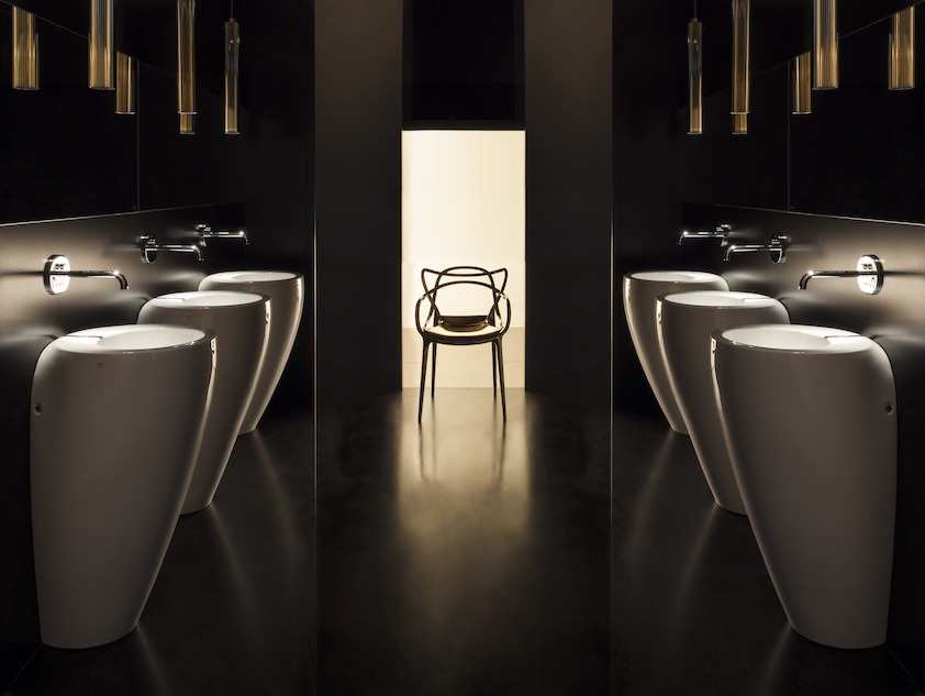  Раковина напольная Laufen IL Bagno Alessi One 811971  52 см с пьедесталом
