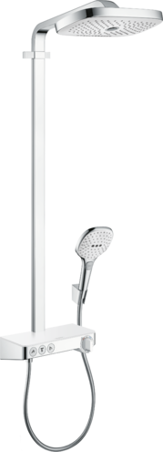 Душевой комплект Hansgrohe Raindance Select E 300 3jet 27127400 Showerpipe белый/хром