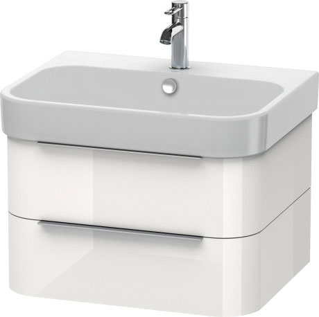 Тумба подвесная под раковину Duravit Happy D.2 H2636402222 белый глянец