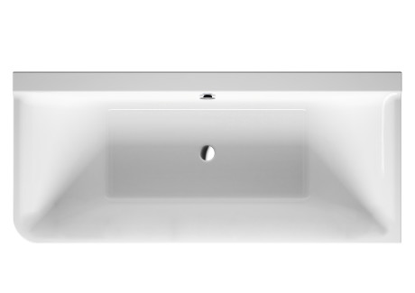 Акриловая ванна Duravit P3 Comforts 700380000000000 1800 х 800 c двумя наклонами для спины, с бесшовной акриловой панелью и рамой, угловая, белая (изделие снято с производства)