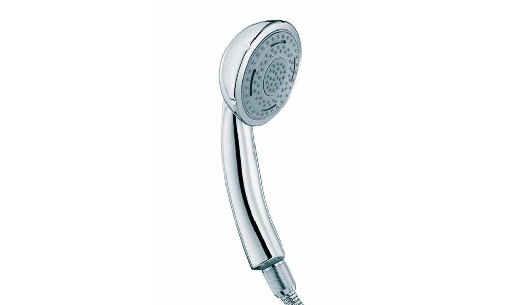Лейка для душа Bossini Duetto Rain 3 режима B00151 Хром