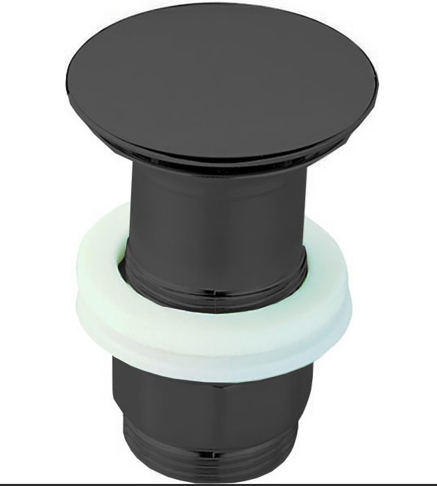Донный клапан для раковины CISAL Complimenti ZA00161040 без перелива, цвет Чёрный матовый