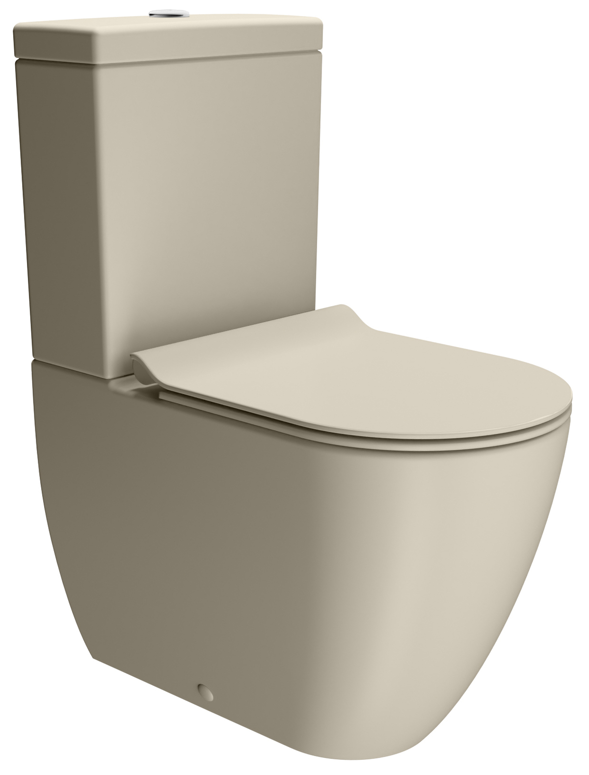 Унитаз напольный безободковый GSI PURA 8806F08 630 мм х 360 мм, Swirlflush, с креплением, цвет Creta Matte (старый артикул 880608)