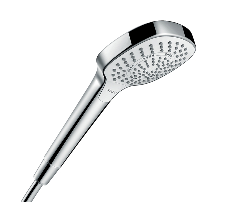 Ручной душ HANSGROHE Croma Select E Multi 26811400 110, с EcoSmart, цвет Белый/Хром