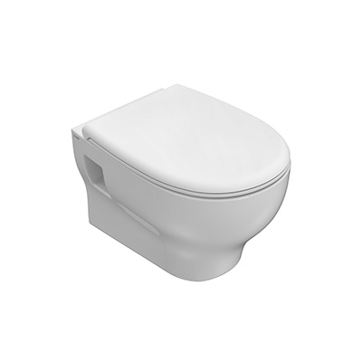 Сиденье для унитаза GLOBO GRACE GR022BI 360 мм х 467 мм, с Soft-Close, белый глянцевый ((Снимается с производства)