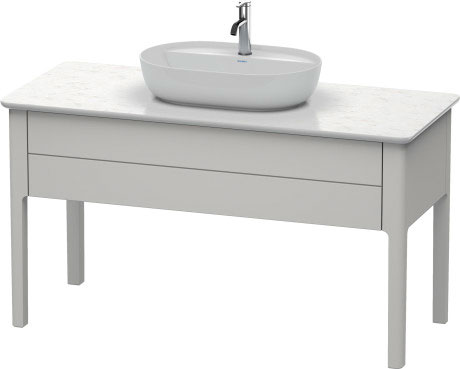 Тумба напольная под столешницу Duravit Luv LU956103939 скандинавский белый
