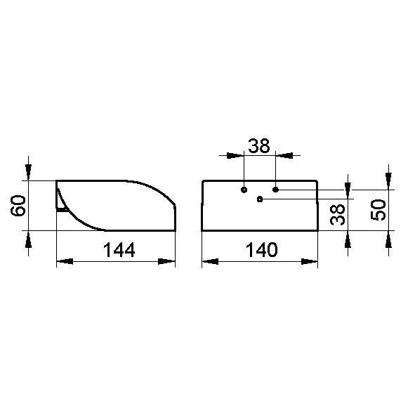 Держатель туалетной бумаги Keuco Elegance New 11660 010000 хром