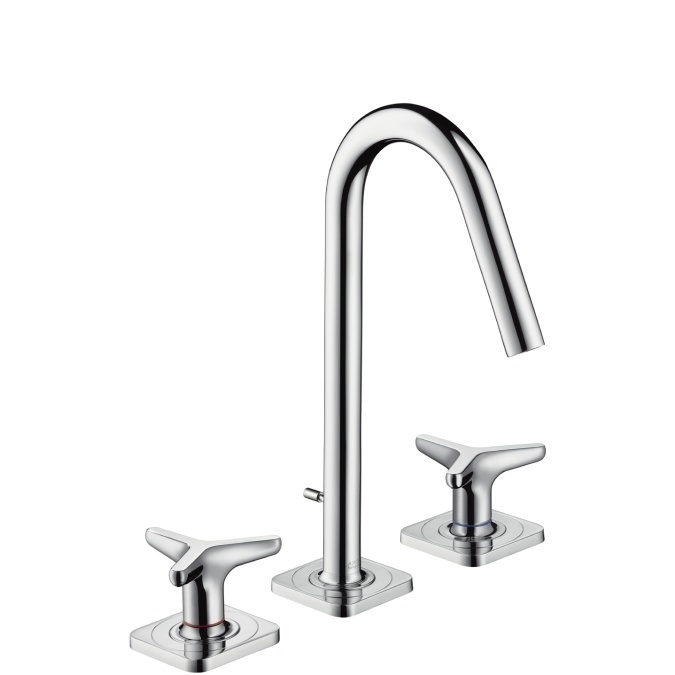 Смеситель для раковины AXOR Citterio M 34135000 со сливным гарнитуром хром