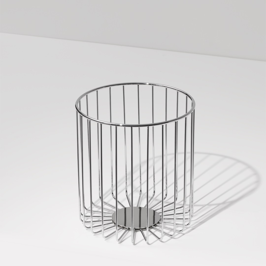 Корзина для полотенец/белья  DECOR WALTHER  DW 220    0859200    26 X Ø 24 см, Хром