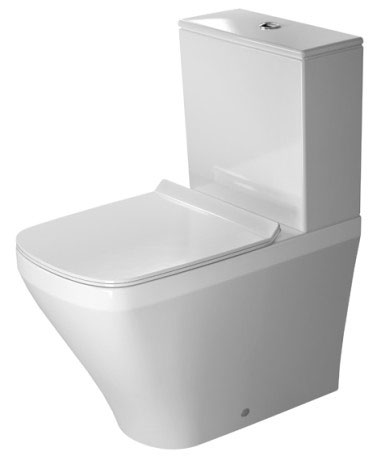 Унитаз напольный комбинированный Duravit DuraStyle 21550900001 с вертикальным смывом, с покрытием WonderGliss, белый