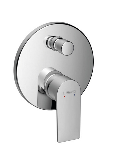 Однорычажный смеситель для ванны HANSGROHE REBRIS E 72469000 с защитной комбинацией EN 1717, хром