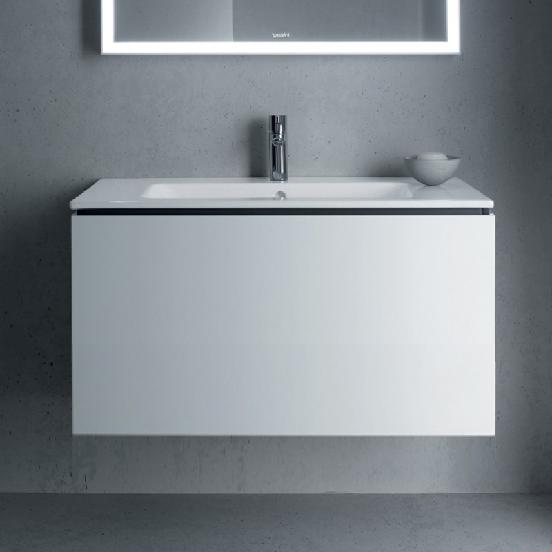 Тумба подвесная под раковину Duravit L-Cube LC 6141 2222 белый глянцевый