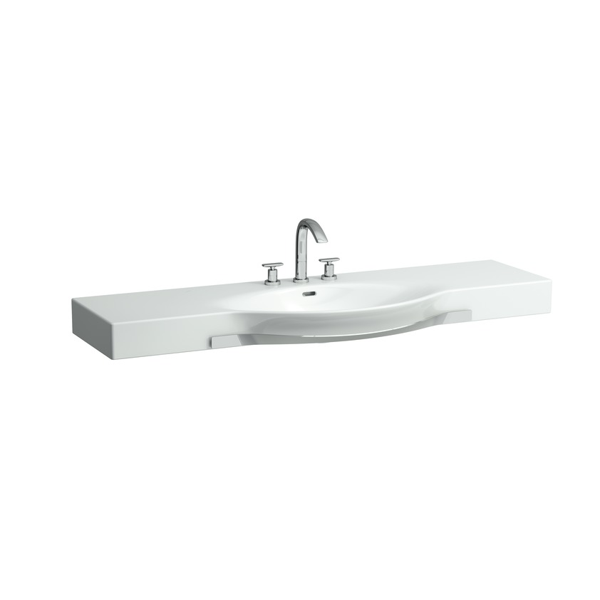 Раковина столешница  Laufen  Palace New 812706  150 см с полотенцедержателем, 3 отверстия под смеситель