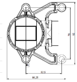 Внутренняя часть шланогового подключения ALMAR Washbasin E134008 для E192001 и E192000