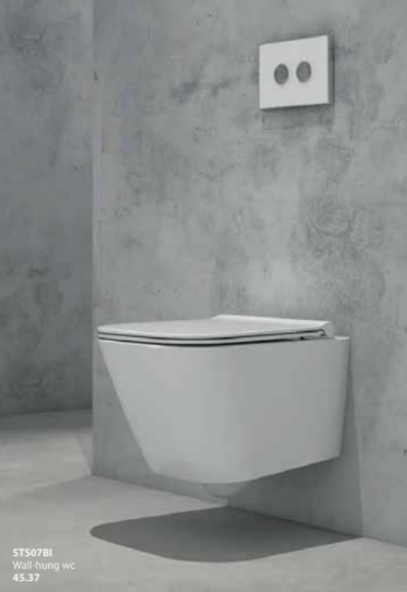 Сиденье для укороченного унитаза GLOBO STONE ST024BI 415 мм х 369 мм, съёмное, с Soft-Close, белый глянцевый